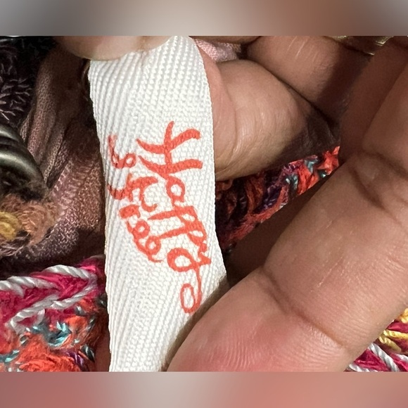 The Sak | Happy & Free Multi-Color Crochet Woven Leather Strap Boho Hobo Bag - Picture 2 of 6